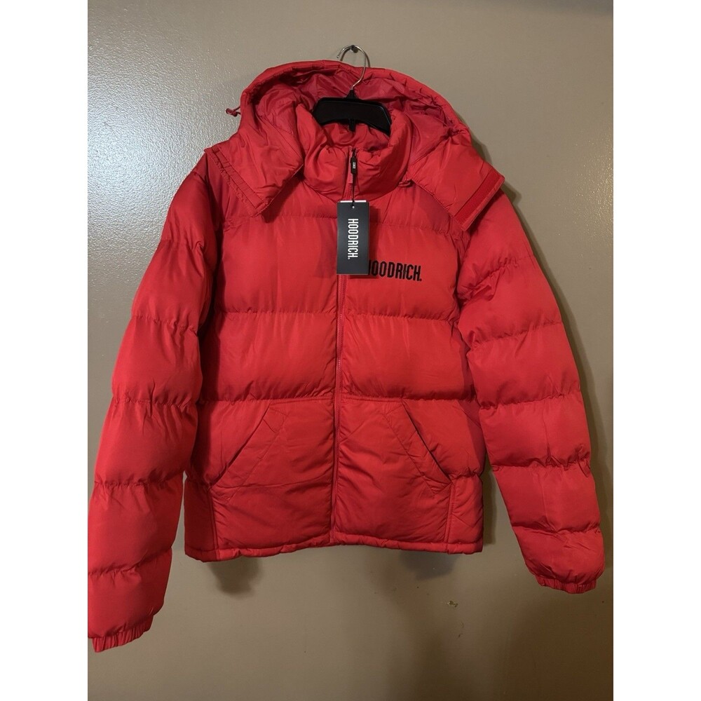 Hoodrich Size XL Unisex Adult Red Puffer Coat NWT